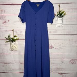 Kate & Mallory Blue Tie Back Dress Women's Size Medium